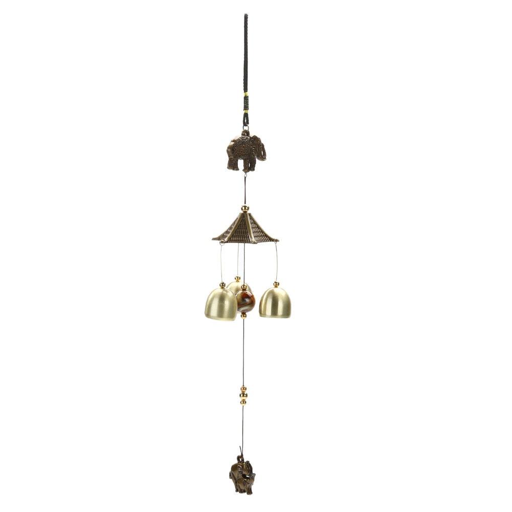 Copper Wind Chimes – 3 Bells Outdoor Garden Decor