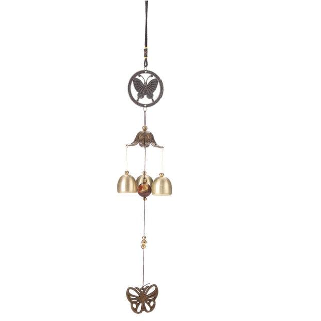 Copper Wind Chimes – 3 Bells Outdoor Garden Decor