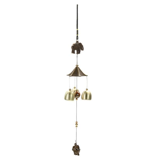 Copper Wind Chimes – 3 Bells Outdoor Garden Decor